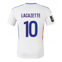 Fotballdrakt Herre Olympique Lyonnais Alexandre Lacazette #10 Hjemmedrakt 2024-25 Kortermet